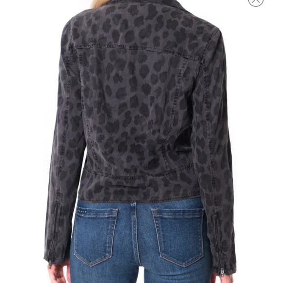 BLANKNYC LEOPARD MOTO JACKET SIZE LARGEFits true - Picture 8 of 14